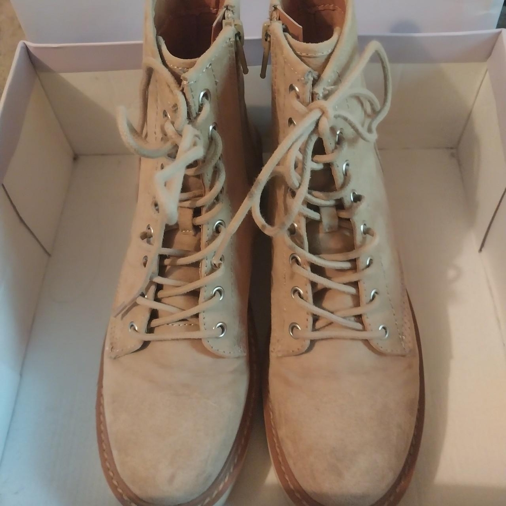 Madden Girl Tan Ankle Boots - Picture 2 of 7